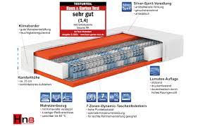 Die lidl matratze von meradiso®. Hn8 Schlafsysteme Hn8 7 Zonen Taschenfederkern Matratze Dynamic Tfk Lidl De
