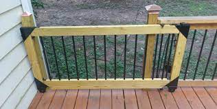 It is constructed outdoor at a given angle of elevation while connected to a building. Rolling Deck Gate Famous Artisan