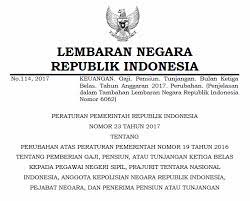 Sebenarnya pada mei 2017 juga sudah ada bonus yang diberikan untuk karyawan sekitar rp47 miliar. Pp Tentang Thr Pns Dan Gaji 13 Tahun 2017