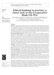 Our dedicated social media team are here to help you: Pdf Ethical Banking In Practice A Closer Look At The Co Operative Bank Uk Plc