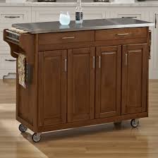 Regiene Kitchen Island With Stainless Steel Top Reviews
