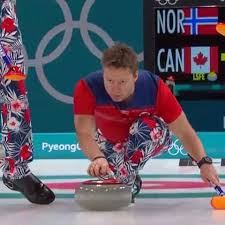 Curling definition, a game played on ice in which two teams of four players each compete in sliding curling stones toward a mark in the center of a circular target. The Norwegian Olympic Curling Team S Pants Home Facebook