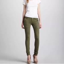 Current Elliott Jeans Currentelliott Combat Skinny Jeans Army Green Poshmark