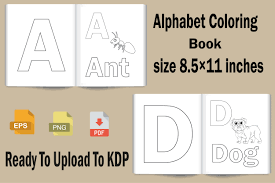 No problem — here's the solution. Alphabet Coloring Book For Kids Graphic By Mdrakibul1n1a Creative Fabrica