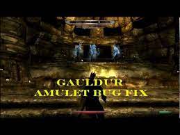 This quest is to a point where it just says investigate the cryptic message. Gauldur Amulet Bug Fix Forbidden Legend Skyrim Puzzle Youtube