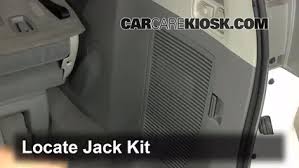 Oddly, toyota now offers a spare tire kit that takes up one of the rear seats and is being sold to people who elect to buy conventional tires to replace those what should you do? Toyota Sienna Spare Tire Location
