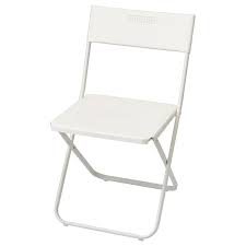Fejan Chair Outdoor White Foldable White Ikea In 2020 Folding Chair Chair Ikea
