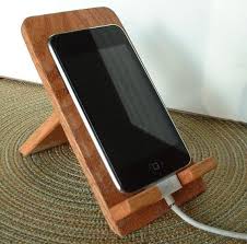Instead of spending, you can do it yourself to. Iphone Ipod Touch Smart Phone Hand Crafted Wooden Holder Stand Oak Wooden Phone Holder Diy Phone Stand Diy Phone Holder