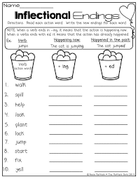 February No Prep Packet 1st Grade 1st Grade Writing Inflectional Endings 1st Grade Worksheets