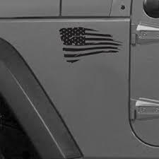 Black American Flag Decal Jeep Black 6 Distressed Waving American Flag Jeep Decal Jeep Decals Jeep Jeep Jk