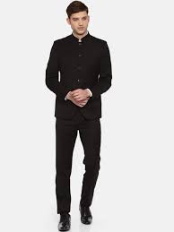 Black solid surface is a great option for residences and commercial spaces. Buy Raymond Men Black Solid Contemporary Fit Ethnic Bandgala Suit Suits For Men 8418565 Myntra