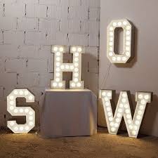 Metal Letter Lights Available In A Z Light Letters Alphabet Lighting Metal Letters