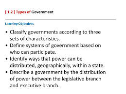 This is a worksheet for teaching students about different types of government systems. 1 2 Types Of Government Ppt Download