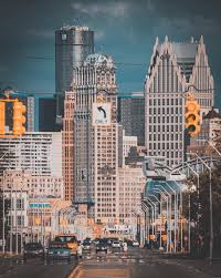 Detroit Michigan City Cities Buildings Photography Detroit Skyline Detroit City Michigan Photography