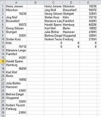 Maybe you would like to learn more about one of these? Mehrzeilige Datensatze Aus Excel Tabellen In Spalten Umwandeln Und Aufteilen Computerwissen De