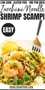Low Carb Keto Shrimp Scampi Recipe With Zucchini Noodles In 2020 Scampi Recipe Seafood Recipes Low Carb Dinner Recipes