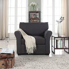 Dark Grey Accent Chair In 2021 Grey Chair Living Room Living Room Chairs Living Room Chairs Modern