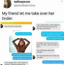 You can also swipe left over a profile to perform. When Friends Take Over Your Tinder Account Page 18 Askmen