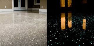Light Cycling With Glow In The Dark Concrete Painted Concrete Floors Polished Concrete Painting Concrete
