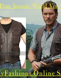 A page to gather all the content you need on jurassic world movies ! Owen Grady Chris Pratt Jurassic World Vest Jacket On Make A Gif