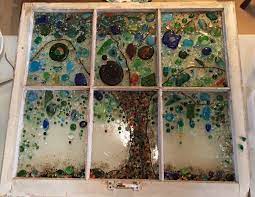 Mosaic Glass Ideas Glass Window Art Glass Mosaic Art Broken Glass Crafts