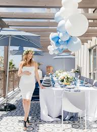 Fresh Blue And Citrus Orange Baby Shower Inspired By This