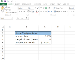 how to calculate a monthly loan payment in excel mortgage