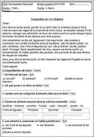 Sujets De Francais 1am 1er Trimestre 2018 Pdf