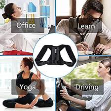 Amazon Com Truefit Posture Corrector For Men And Women Heiyi Upper Back Brace Posture Corrector For Clavicle Support For 30 To 45 And Providing Pain Relief Health Personal Care