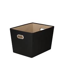 Enter your email address to receive alerts when we have new listings available for plastic storage container with lid. Honey Can Do Large Decorative Storage Bin With Handles Medium Size Black Office Depot