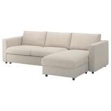 Vimle Rozkladana Sofa 3 Osobowa Z Otwartym Koncem Gunnared Bezowy Kup Online Lub W Sklepie Ikea In 2020 Sofa Bed With Chaise Sleeper Sofa 3 Seat Sofa Bed