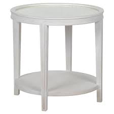 Noir Imperial French Country White Washed Antique Mirror Side Table In 2020 White Side Tables Mirrored Side Tables Side Table