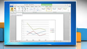 How To Make A Line Graph In Microsoft Word 2010