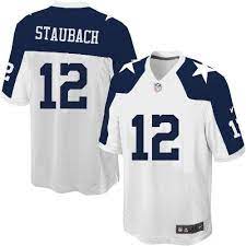 Men S Nike Dallas Cowboys 12 Roger Staubach Game White Throwback Alternate Nfl Jersey Sale Dallas Cowboys Jersey Dallas Cowboys Dez Bryant Jersey