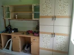 See more ideas about bedroom design, bedroom interior, wardrobe design bedroom. Wooden Wardrobe With Study Table Book Self Rs 1300 Square Feet Anmol Interior Furnitures Id 17715111773