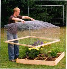 A cinder block raised bed is also wonderful because there are so many options available. A Lightweight Frame For Protecting A Square Foot Garden From Critters Debris Raised Garden Garden Planning Garden Beds