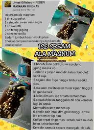 Aiskrim Ala Magnum Recipe Collection Recipes Food