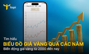 Biểu đồ giá vàng qua các năm - Giá vàng năm 2000 - 2025