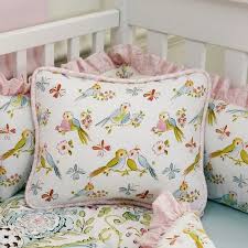 Love Birds Decorative Pillow Baby Bed Baby Girl Room Baby Girls Nursery