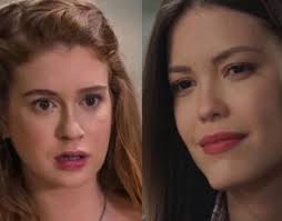 Brazilian model and actress who is known for appearing in a range of both television series and films. Marina Ruy Barbosa E Vitoria Strada Sao Disputadas Por Autores Da Globo Bastidores O Planeta Tv