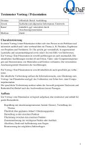 Learn vocabulary, terms and more with flashcards, games and other study tools. Textmuster Vortrag Prasentation Pdf Kostenfreier Download