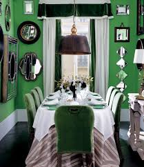 Pin By Anazar On Green Chic Dining Room Green Dining Room High Back Dining Chairs
