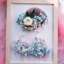 Recycled flower craft for kids simple spring decoration ideas inspire easy paper crafts for kids and. Dried Flowers Dry Plant Diy 3d Photo Frame Handmade Craft Accessories Home Wall Decoration Artificial Dried Flowers Aliexpress