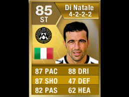Join the discussion or compare with others! Fifa 13 Di Natale 85 Player Review In Game Stats Ultimate Team Youtube