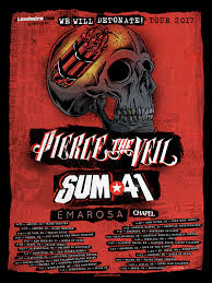 I Can Do This On My Own Sum 41 Pierce The Veil Announces We Will Detonate Tour With Sum 41 Digital Tour Bus Pierce The Veil Tour Posters Tours