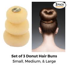 Then, take the ends of your hair and begin to wrap and tuck them around your sock bun. Buy Donut Bun Maker Tsmaddts 3pcs Hair Bun Maker With Bobby Pins Blonde 20pcs Doughnuts Sock Bun Ring Styler Maker Online In Indonesia B07k661vwz