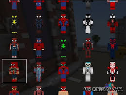 And interesting features by using modifications or mod packs. Spider Man Ps4 Skin Pack For Minecraft Pe Hd