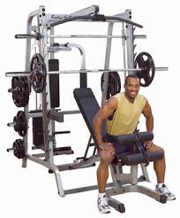 Smith Machine Et Squat Smith Serie 7 Full Option Bodysolid Fitnessboutique