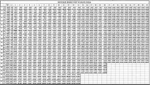 revised pay scales 2016 chart best right way