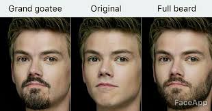 Thomas sangster in beard